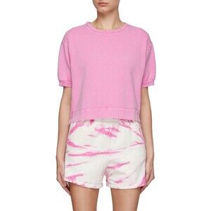 Electric & Rose Jackie Top in Wild Pink Size Medium - Soft Oversized Sweatshirt